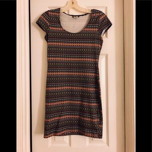 Wet Seal Aztec Body Con Dress